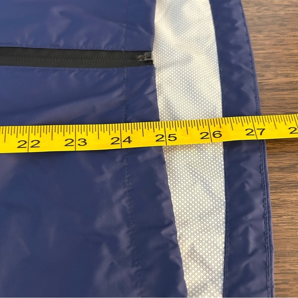 Woods Canada Blue Hooded Windbreaker Jacket Size L - Picture 11 of 12